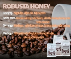 Cà phê Robusta Honey 1kg từ MLC Coffee nguyên chất, rang mộc, nhà trồng, nhà rang, nhà làm, chạm là thích uống là mê