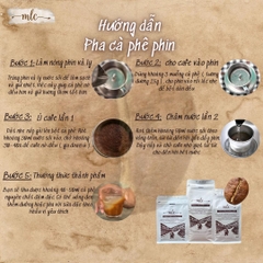 Cà phê Arabica natural từ MLC Coffee nguyên chất, rang mộc, nhà trồng, nhà rang, nhà làm, chạm là thích uống là mê