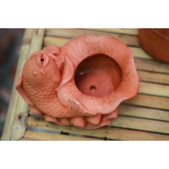 Chậu Gốm Đất Nung Hình Chậu Cá - Gốm Sứ Sân Vườn