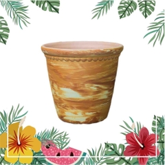 Chậu Gốm Đất Nung Ly Rèm - Gốm Sứ Sân Vườn