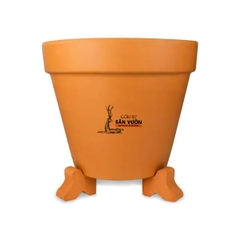 Bộ 3 Viên Kê Chậu Trồng Cây Bằng Gốm Đất Nung - Terracotta Pot Feet - Gốm Sứ Sân Vườn