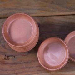 Đĩa Lót Chậu Gốm Đất Nung size 12cm - Gốm Sứ Sân Vườn