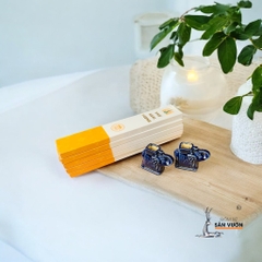 Combo Đế Gốm + Nhang Sạch Hương Thảo An Nhiên - Gốm Sứ Sân Vườn