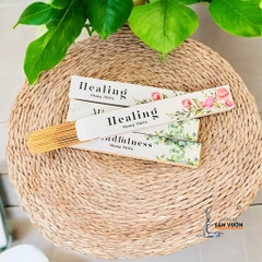 Combo Đế Gốm Cắm Nhang Và Nhang Thiền Thảo Mộc - Gốm Sứ Sân Vườn
