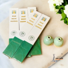 Combo Đế Gốm + Nhang sạch Thảo Mộc An Lành - Gốm Sứ Sân Vườn
