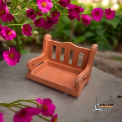 Bộ Gốm Đất Nung Xích Đu Và Chậu Hình Người Potman - Gốm Sứ Sân Vườn - Decor Sân Vườn