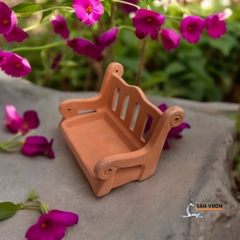 Bộ Gốm Đất Nung Xích Đu Và Chậu Hình Người Potman - Gốm Sứ Sân Vườn - Decor Sân Vườn