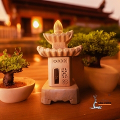 Đèn Vườn Gốm Đất Nung Phong Cách Nhật Bản - Gốm Sứ Sân Vườn