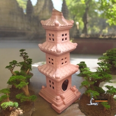 Đèn Vườn Gốm Đất Nung Phong Cách Nhật Bản - Gốm Sứ Sân Vườn