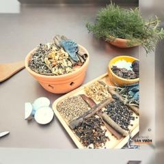 Bếp Xông Thảo Dược Gốm Đất Nung - Gốm Sứ Sân Vườn