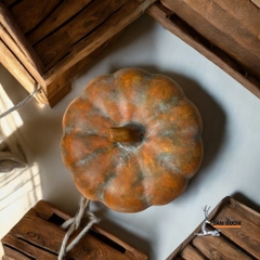 Tượng Gốm Đất Nung Bí Ngô Lùn PumKin - Gốm Sứ Sân Vườn