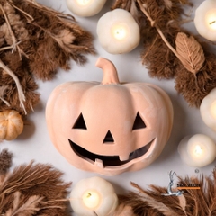 Tượng Gốm Đất Nung Bí Ngô Lùn PumKin - Gốm Sứ Sân Vườn