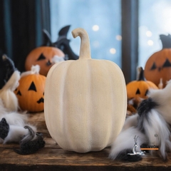 Tượng Gốm Đất Nung Hình Bí Ngô Halloween ( Size Cao ) - Gốm Sứ Sân Vườn