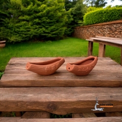 Chậu Gốm Đất Nung Hình Chiếc Thuyền Nhỏ - Gốm Sứ Sân Vườn