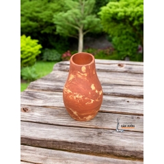 Bình Gốm Đất Nung Marble Cắm Hoa Khô - Gốm Sứ Sân Vườn