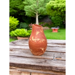 Bình Gốm Đất Nung Marble Cắm Hoa Khô - Gốm Sứ Sân Vườn