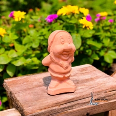 Tượng Gốm Đất Nung Hình Chú Lùn DWARF - Gốm Sứ Sân Vườn - Tượng Decor Sân Vườn