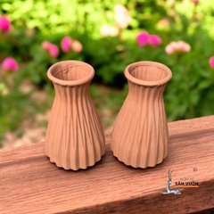 Bình Gốm Đất Nung Để Bàn Mini Cắm Hoa Khô - Gốm Sứ Sân Vườn