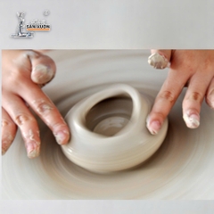 Đất Sét Trắng Cao Lanh Porcelaine Pure Dẻo Mịn Làm Gốm Sứ & Đồ Trang Trí Tinh Xảo - Gốm Sứ Sân Vườn