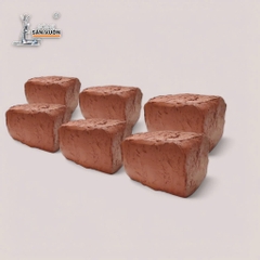 Đất Sét Đỏ Terracotta Rouge Cao Cấp Dẻo Mịn Dùng Làm Chậu Cây Trang Trí & Mỹ Nghệ - Gốm Sứ Sân Vườn