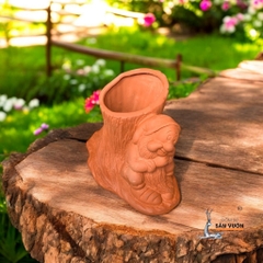 Chậu Gốm Đất Nung Hình Bạch Tuyết Và Bảy Chú Lùn ( Lẻ ) - Gốm Sứ Sân Vườn - Chậu Decor Sân Vườn