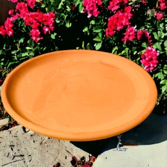 Đĩa Lót Chậu Gốm Đất Nung Nhiều Size ( Từ 18 - 32cm ) - Gốm Sứ Sân Vườn