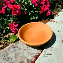 Đĩa Lót Chậu Gốm Đất Nung Nhiều Size ( Từ 5 - 15cm ) - Gốm Sứ Sân Vườn