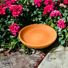 Đĩa Lót Chậu Gốm Đất Nung Nhiều Size ( Từ 5 - 15cm ) - Gốm Sứ Sân Vườn