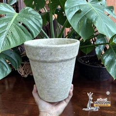 Chậu Ly Gờ Wax Nhám 19cm  - Gốm Sứ Sân Vườn