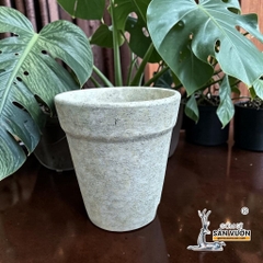 Chậu Ly Gờ Wax Nhám 19cm  - Gốm Sứ Sân Vườn