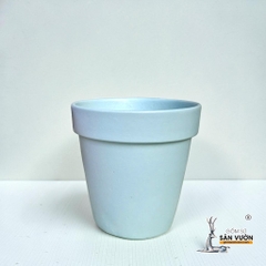 Chậu Gốm Đất Nung Ly Gờ Màu Pastel Size 15cm - Gốm Sứ Sân Vườn