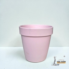 Chậu Gốm Đất Nung Ly Gờ Màu Pastel Size 15cm - Gốm Sứ Sân Vườn