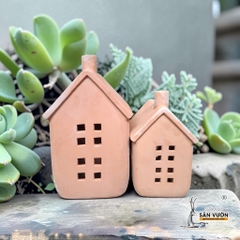 Tượng Gốm Đất Nung Hình Ngôi Nhà - Gốm Sứ Sân Vườn
