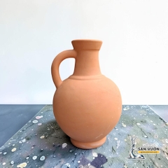 Bình Gốm Cổ Cao 1 Quai - Cao 29cm x Miệng 8cm - Gốm Sứ Sân Vườn