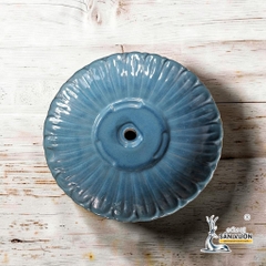 Tiểu Cảnh Đài Phun Nước 3 Tầng Gốm Tráng Men 40 x 70 cm - Gốm Sứ Sân Vườn