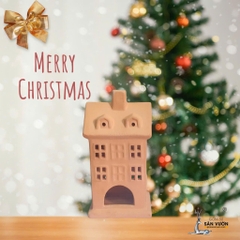 Nhà Noel Gốm Đất Nung - Gốm Sứ Sân Vườn