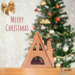 Nhà Noel Gốm Đất Nung - Gốm Sứ Sân Vườn