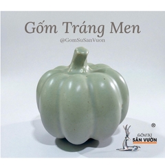 Bí Decor Gốm Men Size 10cm - Gốm Sứ Sân Vườn