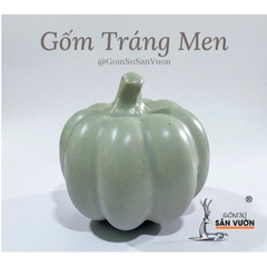 Bí Decor Gốm Men Size 10cm - Gốm Sứ Sân Vườn