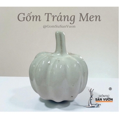 Bí Decor Gốm Men Size 5cm - Gốm Sứ Sân Vườn