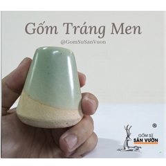 Lọ Cắm Bút Gốm Men Mini - Gốm Sứ Sân Vườn