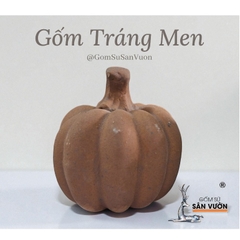 Bí Decor Gốm Men Size 7cm - Gốm Sứ Sân Vườn