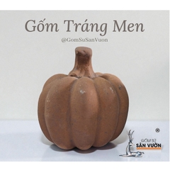 Bí Decor Gốm Men Size 7cm - Gốm Sứ Sân Vườn