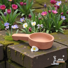 Chân Đế Tealight / Chân Đế Nến Gốm Đất Nung - Gốm Sứ Sân Vườn