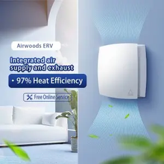 Lọc Và Cấp Khí Tươi Gắn Tường Cân Bằng Ẩm - Ventura Eco Plus