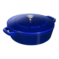 Nồi gang oval STAUB màu xanh đen