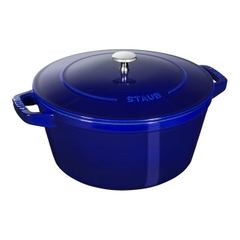Nồi gang oval STAUB màu xanh đen
