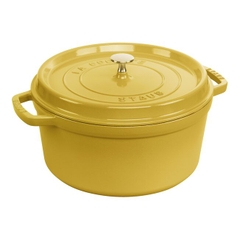 Nồi gang tròn STAUB màu xám