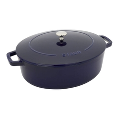 Nồi gang tròn STAUB màu xanh đen - 10cm