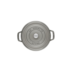 Nồi gang oval STAUB màu xám - 11cm